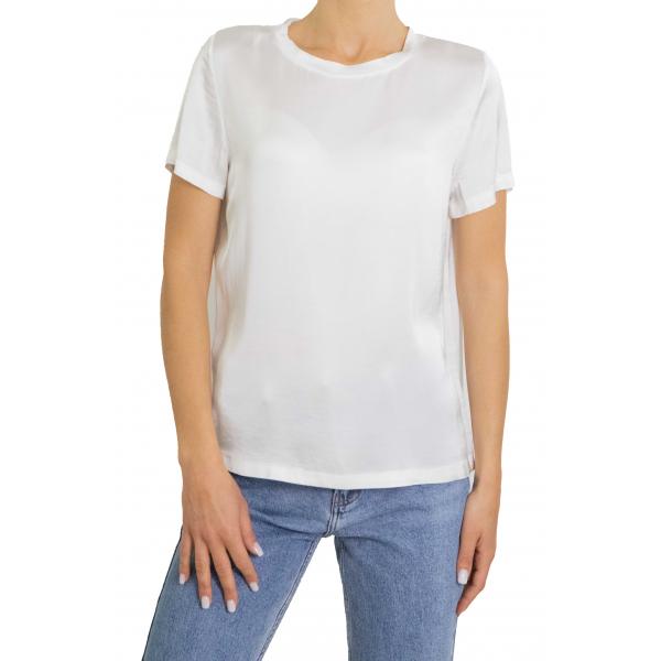 Maglia in raso girocollo